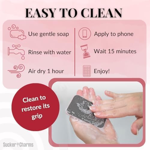 Lavender Fizz Silicone Phone Mount – Versatile Hands-Free Suction Holder for i Phone & Android – Ideal Tik Tok Filming & Video Call Accessory – Secure, Removable Grip for Effortless Mobile Use – Stylish & Functional Design for On-the-Go Convenience