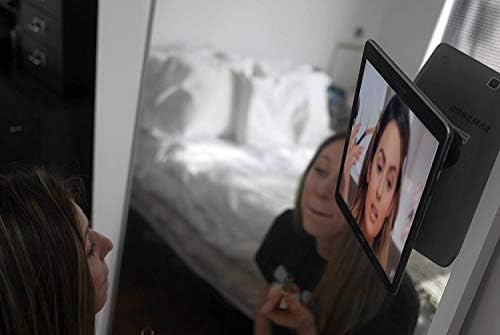 Revolutionary Dual Magnetic Phone and Tablet Holder in Matte Black – Ultimate Hands-Free Mount for Safe Driving and Workstations with Adjustable Viewing Angles and Rapid Compatibility