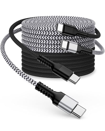 Elevate Your Charging Experience: i Phone 16 e Fast Charge Duo – Superior 2-Pack of 20 W USB C Power Adapters with Extra Long 10 FT Braided Cables for Maximum Flexibility and Compatibility – Ideal for i Phone 16/16 e/16 Pro/16 Pro Max/15/15 Pro & i Pad – Portable, Quick, Tangle-Resistant Charging Solution Designed for Modern Lifestyles
