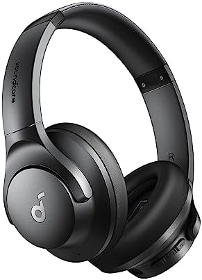 Unleash Your Sound: Anker Q20 i Wireless Over-Ear Headphones with Advanced Noise Cancellation, 40-Hour Battery Life, and Customizable Audio Profiles – Immerse Yourself in Hi-Res Audio with Deep Bass and Transparency Mode for Ultimate Comfort and Clarity