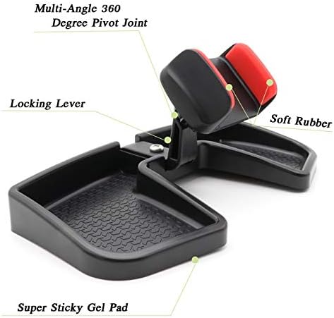 Camoo Premium 360-Degree Adjustable Phone & GPS Holder for Jeep Renegade (2015-2025) – Sleek Organizer Stand with Enhanced Compatibility and Stability for Hands-Free Navigation and Convenience