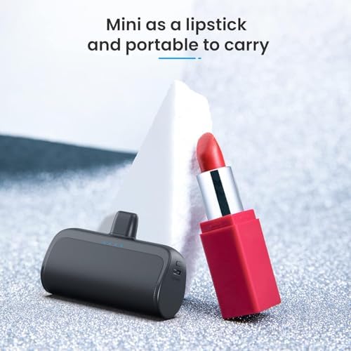 Dual Pack Mini Portable i Phone Charger 5200 m Ah – Ultra-Compact 20 W PD Fast Charging Power Bank for i Phone 14, 13, 12, 11, X, 8, 7, 6 Series – Perfect Travel Companion for Quick Device Recharges and Enhanced Compatibility