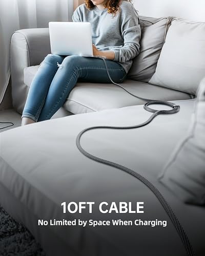 SHEZI 4-in-1 Fast Charging USB C Cable – 60 W Power Delivery with Lightning, USB C, and USB A Ports – 5 FT Durable Flat Nylon Braided Cord – Stylish Pink Design for i Phone, i Pad, and More – High-Speed 480 Mbps Data Transfer Solution for All Your Devices