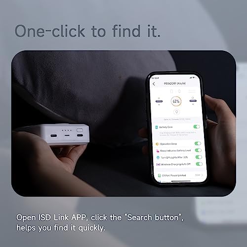 ISDT PB50 DW 15,000 m Ah Magnetic Power Bank for Mag Safe – Fast Wireless Charging for i Phone 15 Pro Max/Plus, 14/13 Series, Air Pods, and Apple Watch – Ultimate Portability and Seamless Device Compatibility
