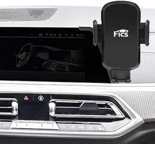 Custom-Fit FICS Car Phone Holder for BMW X5 (G05) & X6 (G06) – Premium Dash Mount for Navigation Stability, Seamless Integration & Enhanced Driving Safety – Perfect for Hands-Free Use and Improved Road Visibility
