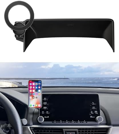 Maser Weller Premium Car Phone Holder for 2018-2022 Honda Accord: 360° Rotatable Mount with Mag Safe Compatibility – Secure Clip Design for Enhanced Safety and Convenience Without Blocking Air Vents – Ideal for 8-Inch Screens and Daily Use
