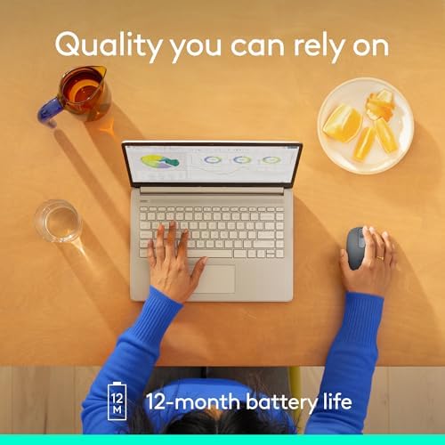 Logitech M196 Rose Bluetooth Wireless Mouse – Compact, Ambidextrous Design for Effortless Navigation on Laptops & Tablets, Exceptional 12-Month Battery Life, Smooth Tracking for PC and Mac Users, Perfect for Professionals on the Go