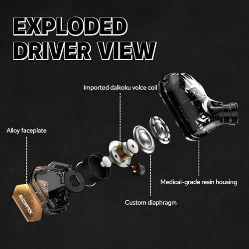 Elevate Your Sound Experience with Linsoul 7 Hz x Crinacle Zero Wired IEM: Premium 10 mm Dynamic Driver Earbuds with OFC Cable & Microphone – Ideal for Gamers and Audiophiles – Stylish Blue Design for Ultimate Comfort and Versatility
