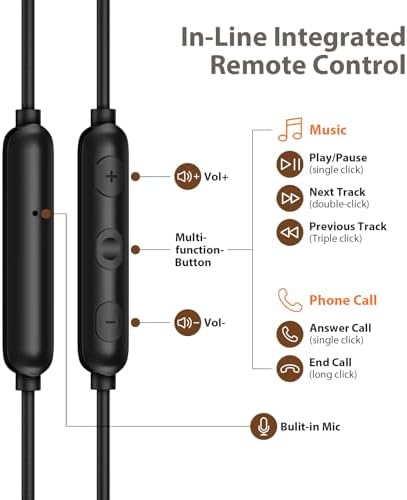 Hi-Fi USB C Earphones with Microphone for Samsung Galaxy S25 Ultra & i Phone 16 – Premium Wired In-Ear Headphones for Enhanced Sound Quality and Compatibility Across Devices, Ideal for Music Lovers and Professionals