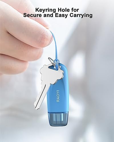 RAOYI 256 GB USB C Flash Drive – Lightning-Fast 130 MB/s Dual OTG Metal Memory Stick for Seamless File Transfers with Keychain – Ideal for Smartphones, PCs, Mac Books, and Tablets (Red) – Ultimate Storage Solution for On-the-Go Professionals