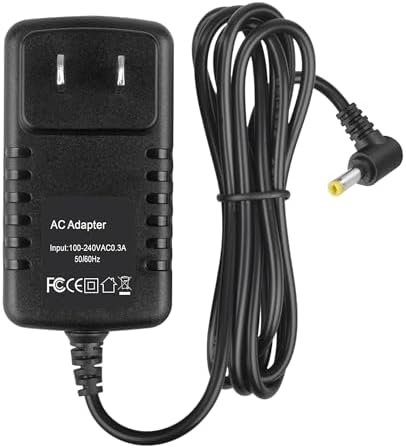 9 V AC/DC Power Adapter for EQKK Karaoke Machines – Reliable Charger for EQKK002, EQKK003, EQKK005 Models | Enhance Your Bluetooth Speaker & Portable PA System Experience with Advanced Safety Features | Effortless Power Supply for Uninterrupted Singing & Entertainment
