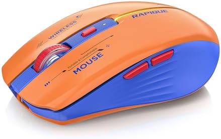 Elevate Your Productivity with the Tri-Mode Bluetooth Wireless Mouse – Rechargeable, Silent Click, and Multi-Device Compatible for Laptops, Mac Books, Tablets, and PCs (Sleek Black Design) – Perfect for Home and Office Use