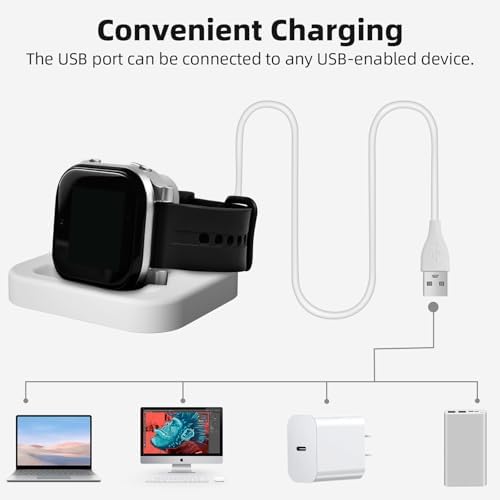 Effortless Magnetic Charging Dock for AT&T Amigo Jr Watch – Premium High-Speed Charger Stand in Sleek Black for Ultimate Convenience – Portable Smartwatch Accessory Enhancing Performance & Compatibility