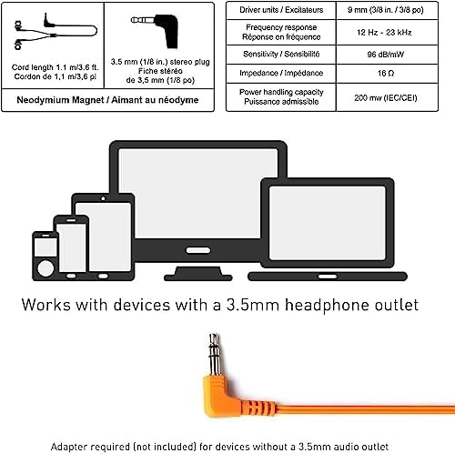 Panasonic Ergo Fit Wired Earbuds with Microphone – Superior Sound Quality with Ergonomic Comfort, Universal 3.5 mm Jack Earphones for Phones and Laptops in Stylish Metallic Purple – Custom-Fit Earpieces (S/M/L) for Optimal Audio Experience and Hands-Free Calls – RP-TCM125-VA