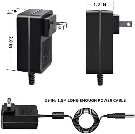 Reliable 5 V 3 A DC Power Supply Adapter – Universal AC Charger for Bluetooth Speakers, Record Players, and Baby Monitors – Intelligent Power Cord for Fast Charging and Enhanced Device Compatibility