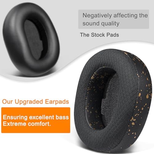 Ultimate Comfort Upgrade: SOULWIT High-Density Mesh Replacement Earpads for Steelseries Arctis Nova Pro Wireless Headphones – Enhanced Noise Isolation Foam Cushions for Immersive Sound Quality – Sleek Black Design
