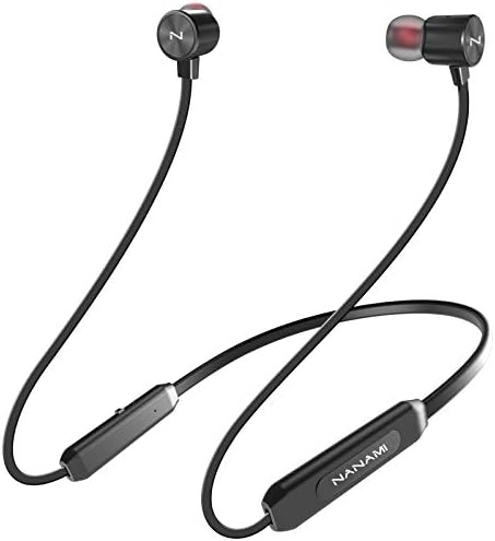 NANAMI Bluetooth Sports Earbuds – Premium Wireless Neckband Headphones with Hi-Fi Deep Bass, IPX7 Waterproof Protection, and 24-Hour Playtime for Gym and Running – Advanced Bluetooth 5.3 Connectivity with Built-in Mic for Seamless Calls and Voice Control