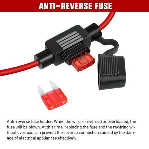 Nilight 48 V to 12 V Waterproof DC Voltage Converter – High-Efficiency 240 W Regulator for Golf Carts & Electric Scooters – Reliable Step-Down Power Supply with Overcurrent Protection and Easy Installation for Enhanced Energy Performance