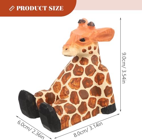Mobile Phone Holder Telephone Stand Wooden Giraffe Cellphone Support Smartphone Holder for Desk Office Aceesorires – Enhanced Compatibility and Speed