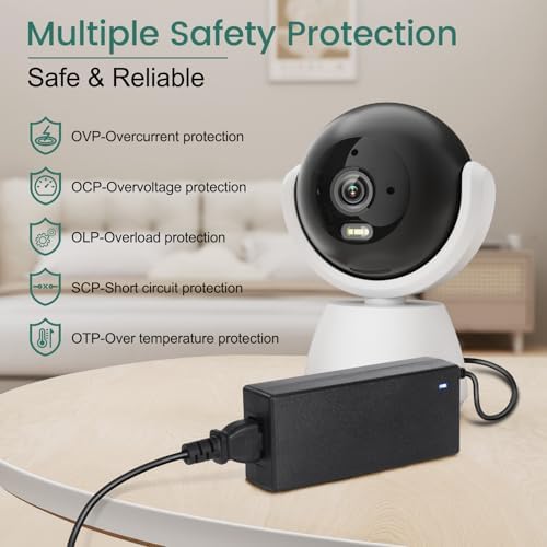 High-Performance 24 V 5 A Universal Power Supply Adapter – AC/DC Converter for LED Strips, CCTV Cameras, and Monitors – 100-240 V Input for Global Compatibility with 5.5 x 2.1 mm Connector – Reliable Power Source with Safety Features for Optimal Device Performance