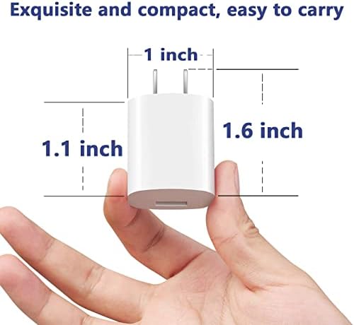 Compact USB Wall Charger – Universal 5 W Power Adapter for i Phone, Galaxy, LG, HTC, and More – Travel-Friendly Plug Cube for Fast & Safe Charging – Perfect for Home or On-the-Go Use – Enhanced Device Compatibility & Durability