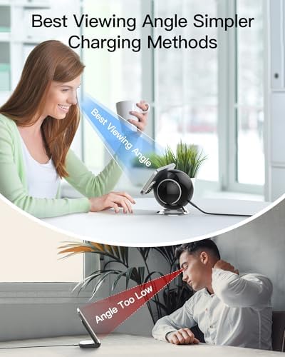 Ultimate 2025 3-in-1 Wireless Charging Station: Fast Mag-Safe Compatible Dock for i Phone 12-16 Series, Air Pods & Apple Watch – Sleek Black Design for Home & Office Efficiency