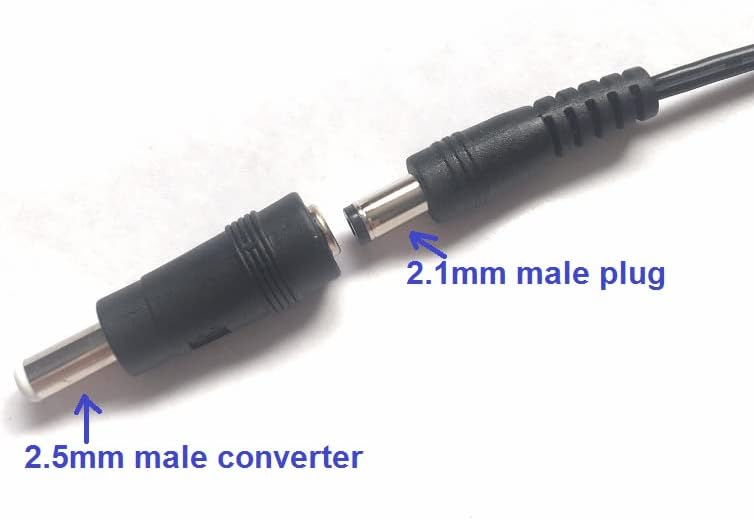 Ultra-Reliable 14 V AC/DC Wall-Mounted Power Supply – 1700 m A, 24 W Output with 1500 mm 18 AWG Cable & 2.1 mm Positive Center Connector – Includes Versatile 2.1 mm Female to 2.5 mm Male Adapter – UL Listed for Enhanced Safety (Au Group Electronics PWR-912 V-CP)
