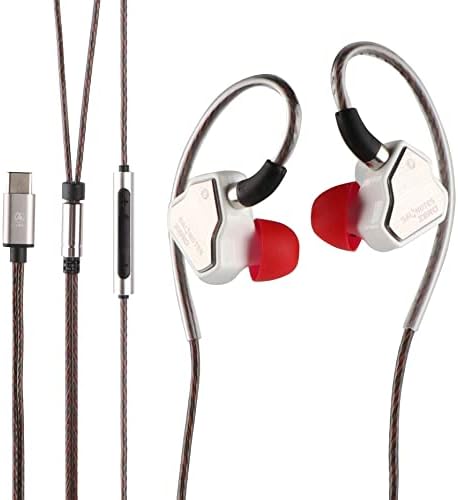 Discover Unmatched Audio Quality with Linsoul 7 Hz Salnotes Zero Hi-Fi In-Ear Earbuds – 10 mm Dynamic Driver for Rich Sound, Durable Stainless Steel Design, Detachable OFC Cable, Type C Connectivity with Mic – Perfect for Audiophiles and On-the-Go Music Lovers