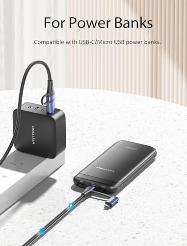 ULTIMATE 3 FT USB C to USB A Charging Cable – PD 100 W Fast Charge for Kindle & Android Devices – Versatile Multi-Device Compatibility with High-Speed Data Transfer – Durable & Portable Design for Everyday Use