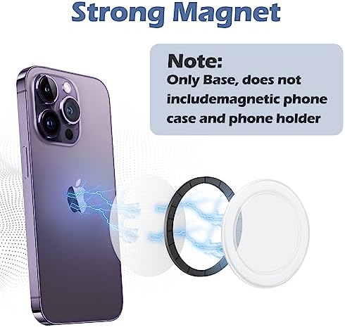 Frosted Magnetic Pop Socket Holder for i Phone 15, 14, 13, 12 – Stylish Mag Safe-Compatible Phone Grip Stand for Enhanced Stability and Effortless Selfies – Lightweight, Durable, and Perfect for Streaming
