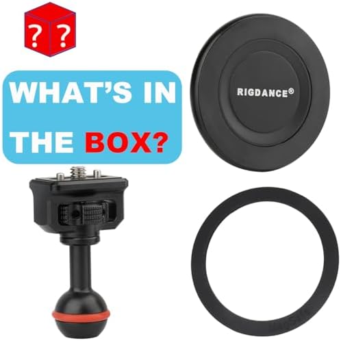 Car Magnetic Phone Mount with 20mm Ball – Compatible with Bulletpoint Mounting Solutions, Strong Magnet Holds for iPhone 16/15/14/13/12 Pro Max, Includes Metal Ring, Aluminum Alloy Base – Enhanced Compatibility and Speed