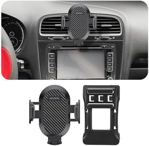 VW Golf R & GTI Car Phone Holder – 360° Rotating Mount for 4.7-7″ Devices, Thick Case Compatible, Effortless Installation – Premium Volkswagen Accessory for Enhanced Driving Safety and Convenience