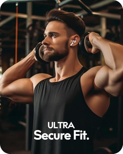 Gcioii Secure Fit Ear Hooks for Apple Air Pods 4 – Anti-Slip Translucent Earbud Covers with 3 Customizable Pairs & Storage Pouch – Perfect for Active Lifestyles, Workouts, and Daily Listening Comfort