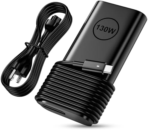 Upgrade Your Power Experience with Our 130 W USB-C Charger for Dell Laptops – Compatible with XPS 15, Precision & Latitude Models – Fast Charging, Lightweight Design for Ultimate Portability – Reliable OEM Quality for Seamless Performance – Includes LED Charging Indicator – Perfect for Home, Office, or School Use – 12-Month Satisfaction Guarantee
