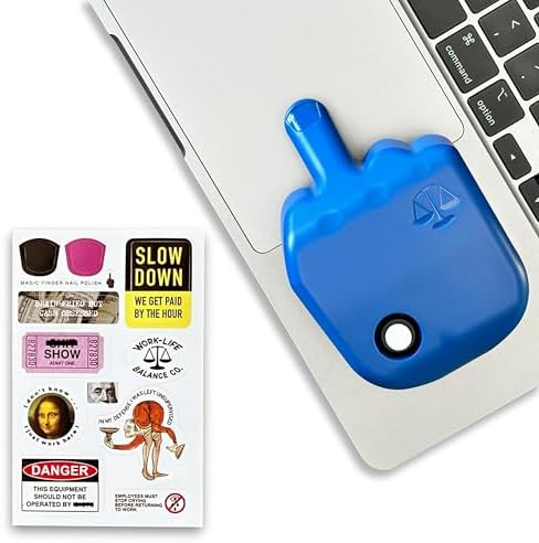 Stay Productive with the Cordless Laptop Trackpad Jiggler – 6-Month AA Battery Life, Undetectable Operation for Seamless Workflow – Effortlessly Keeps Your Touchpad Active for Uninterrupted Performance – Ideal Mechanical Mouse Mover for Professionals on the Go – ON/OFF Switch for Easy Control and Enhanced Compatibility (Excludes De II) – Perfect for Long Meetings and Multitasking!