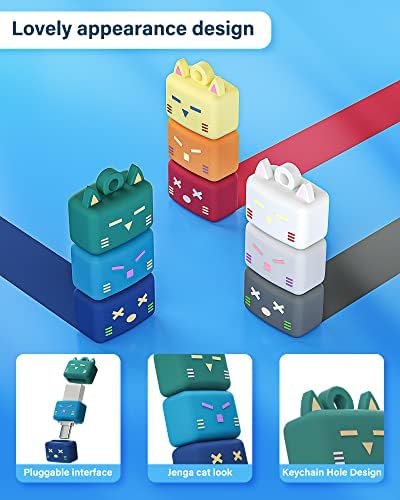 Charming Jenna Cat Design USB Type C Flash Drive – 2 in 1 OTG Dual USB 3.0 Memory Stick, Waterproof & Compact – High-Speed Data Transfer with Enhanced Device Compatibility for All Ages