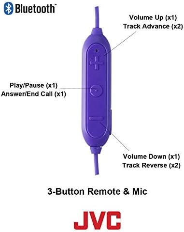 JVC Pink Wireless Sports Ear Clip Headphones – Bluetooth Connectivity with IPX2 Sweat Resistance and Pivot Motion Fit Design for Ultimate Comfort and Performance During Workouts and Outdoor Activities