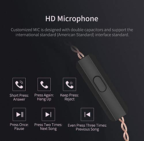 KZ ZSN PRO X Dual Driver Earbuds – Hi-Fi Stereo Headphones with Balanced Armature & Dynamic Driver, Ergonomic Comfort for Optimal Listening, Detachable Cable & Built-In Microphone, Perfect for Audiophiles & Everyday Use – Golden Finish