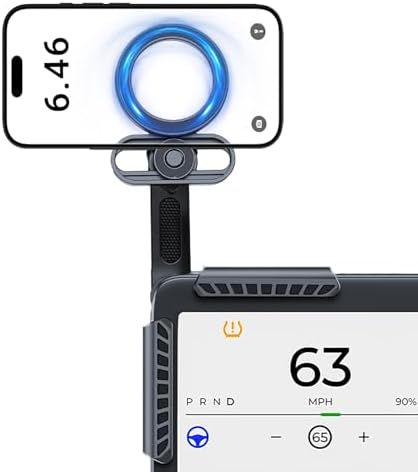 Tesla Magnetic Phone Holder for Ultimate Connectivity – Unrivaled Mag Safe-Compatible Mount for Model Y, 3, S, X, and Cybertruck – Superior Stability with Advanced Magnet Technology for Hands-Free Navigation – Effortless Installation, Robust Build, 360-Degree Flexibility – Enhance Your Tesla Experience with Sleek Style and Superior Functionality