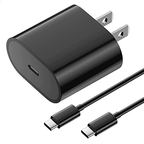 20 W USB-C Fast Charger for i Pad Pro, Air & Mini – Ultimate PD Wall Charger with 6.6 ft USB-C to C Cable for Rapid Charging Across All Generations, Compact Design for On-the-Go Power Solutions, Enhanced Safety Features to Prevent Overheating
