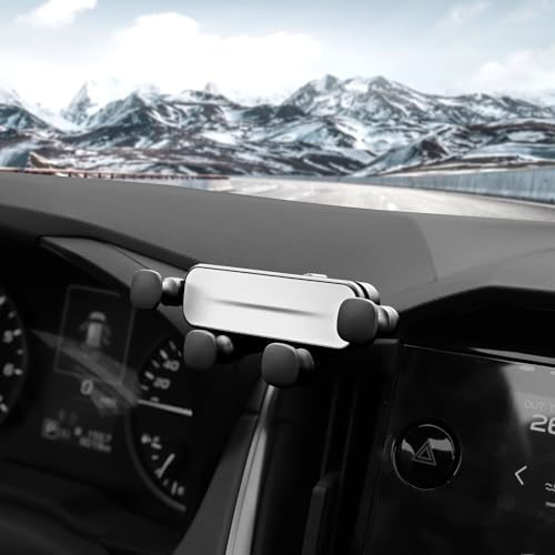 KUNGKIC Premium Rotating Smartphone Mount for 2023-2025 Subaru Crosstrek | Universal Car Cradle for 3.5-5.5 Inch Devices | Stylish Aluminum Design for Enhanced Interior | Hands-Free Navigation and Calls Made Easy | Quick Installation with Superior Grip Stability