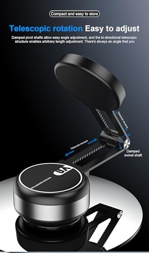 Revolutionary 2025 Vacuum Magnetic Phone Stand: 360° Double-Sided Extension for Enhanced Accessibility, Portable & Foldable Design for i Phone 16/15/14/13/12 – Unmatched Stability & Versatility for Driving and Daily Use