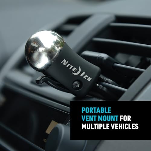Nite Ize Steelie Original Vent Kit – Premium Magnetic Phone Mount for Effortless Car Vent Attachment – Versatile Hands-Free Holder with Neodymium Magnets – 360-Degree Rotation for Navigation and Calls – Essential Portable Car Accessory for Smartphones and Cases – Enhance Safety and Connectivity on the Road