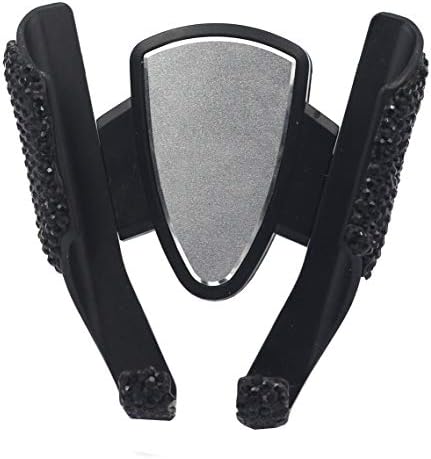 Glamorous Rhinestone Universal Car Air Vent Phone Holder – Elegant Hands-Free Accessory for Smartphones with 360-Degree Rotation and Secure Grip – Stylish Auto Vent Mount Enhancing Safety and Luxury