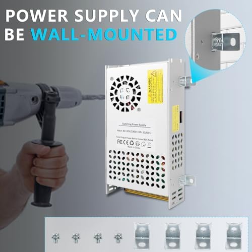 High-Efficiency 600 W 24 V AC to DC Power Supply – 25 A Versatile Switching Adapter for LED Strips, Motors, CCTV Systems, and 3 D Printers – Durable and Reliable Performance for All Your Power Needs