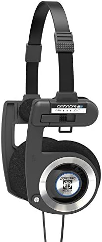 Koss Porta Pro Classic On-Ear Headphones – Elevate Your Audio Experience with Retro Style and Unmatched Comfort for Music Enthusiasts – Lightweight Design, Exceptional Bass, and Universal 3.5 mm Connectivity Perfect for Commuters and Home Use – Sleek Black/Silver Finish for Effortless Daily Integration