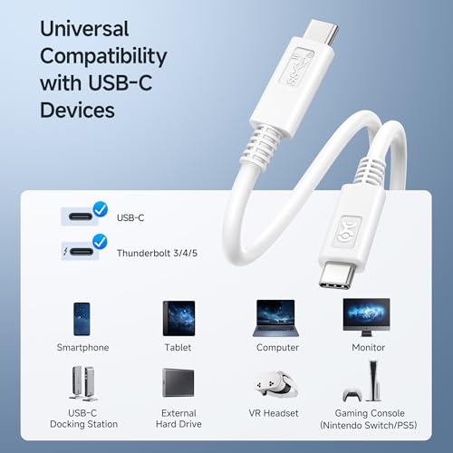 Experience Unmatched Performance with Cable Matters USB-IF Certified 10 Gbps Gen 2 USB C to USB C Cable – 3.3 ft, Supports 4 K@60 Hz Video, 100 W Fast Charging, and High-Speed Data Transfer for Seamless Connectivity and Enhanced Compatibility