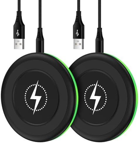 High-Speed 15 W Wireless Charging Pad for Google Pixel & Samsung Devices – Dual Pack Fast Charger with Smart Protection, Sleep-Friendly LED Indicator, and Ultra-Slim Design – Compatible with Pixel 9/9 Pro/8/8 Pro/7/7 Pro/6, Galaxy S25/S24/S23/S22/S21/S20 and More