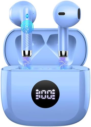 Elevate Your Audio Experience with Jxrev Wireless Earbuds: Advanced Bluetooth 5.4 Connectivity, Exceptional Active Noise Cancellation, and 40-Hour Battery Life – Perfect In-Ear Companion for Audiophiles and Busy Professionals Seeking Unmatched Sound Quality and Comfort