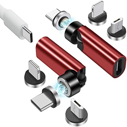 Revolutionize Your Charging with 540° Rotate Magnetic Charging Cables – 6.6 ft, 3-Pack, Universal Compatibility for USB Type C & Micro USB Devices, Fast Charging & 480 Mbps Data Transfer for Effortless Connectivity